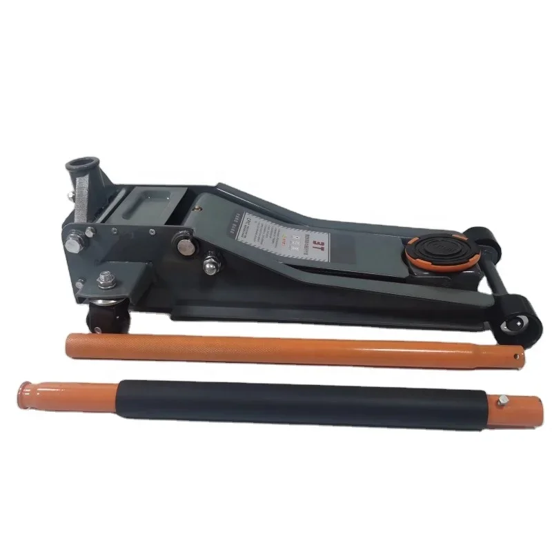 3t Flooring Car Jack Low Profile Steel Hydraulic Large Size Tray Floor Jack With Dual Pump For Car