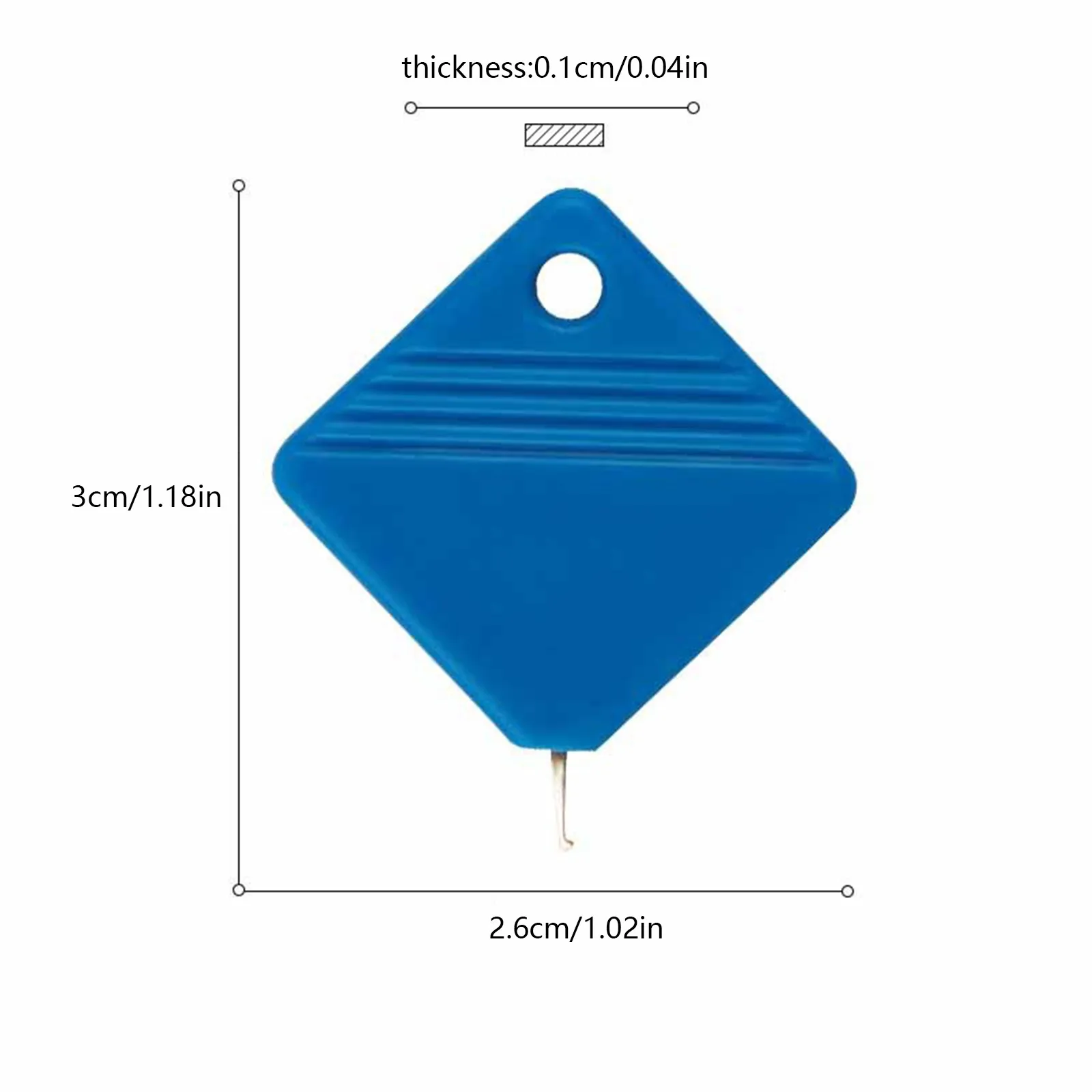 أداة خياطة بلاستيكية مربعة مع خطاف ، قارئ إبرة محمول ، رصاص سريع لكبار السن ، أدوات خياطة منزلية تصنعها بنفسك #6