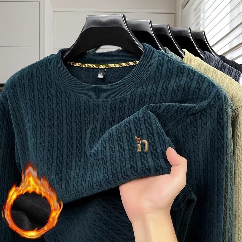 

2025 men's winter hot selling high-end luxury brand long sleeved warm jacket original letter embroidery casual windproof jacket