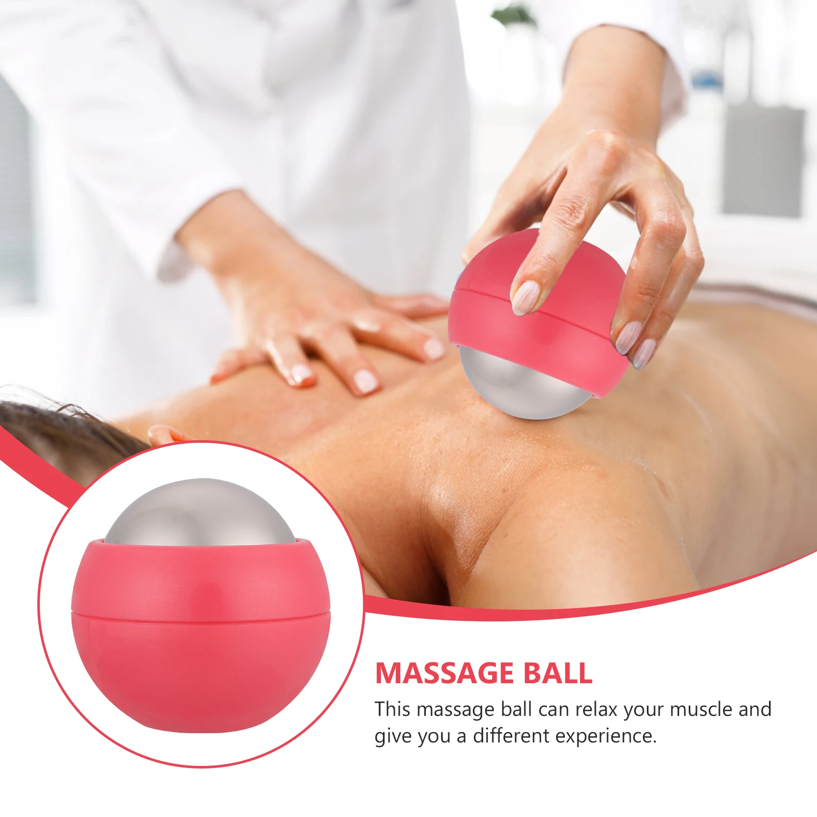 

Massage Ball Muscle Roller Self Tools Massager Manual Back Hand Held Massagers for Legs Relax Balls