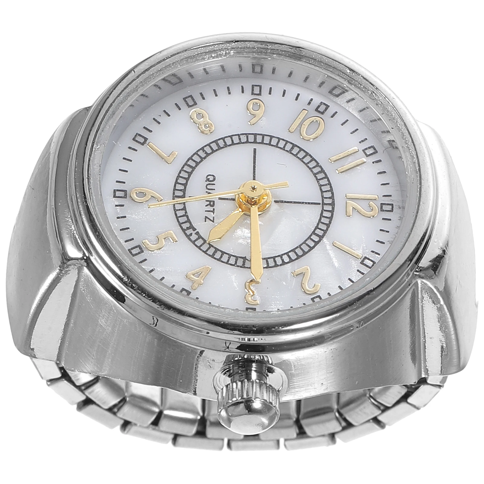 

1pc Digital Ring Watch Big Number Mini For Women Men Stylish Fashion Accessory Gift Decoration Convenient Cellphone Alternative