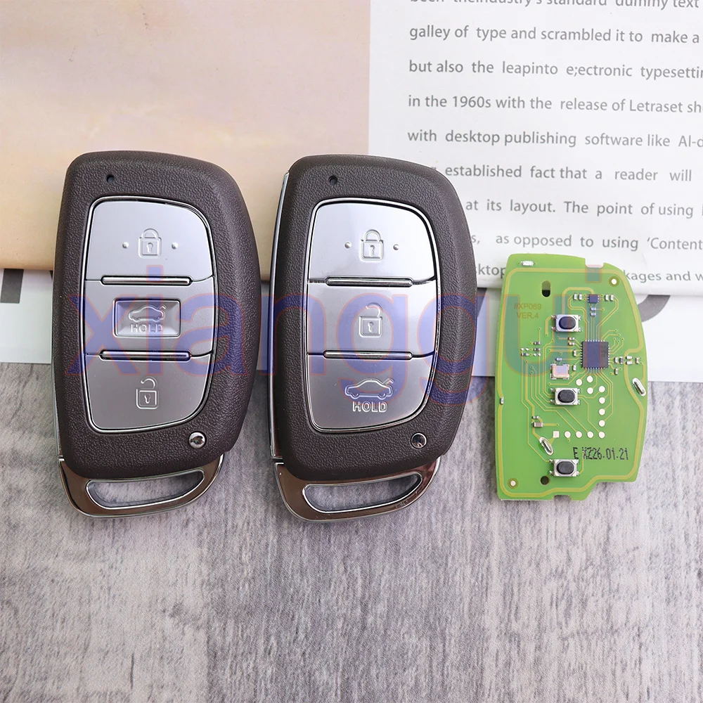 

3 Buttons XHORSE/VVDI Global Version XZHY84EN Car Key Fob Remote Only for Hyundai/kia Car Model with ID47 4A ID46 Chip