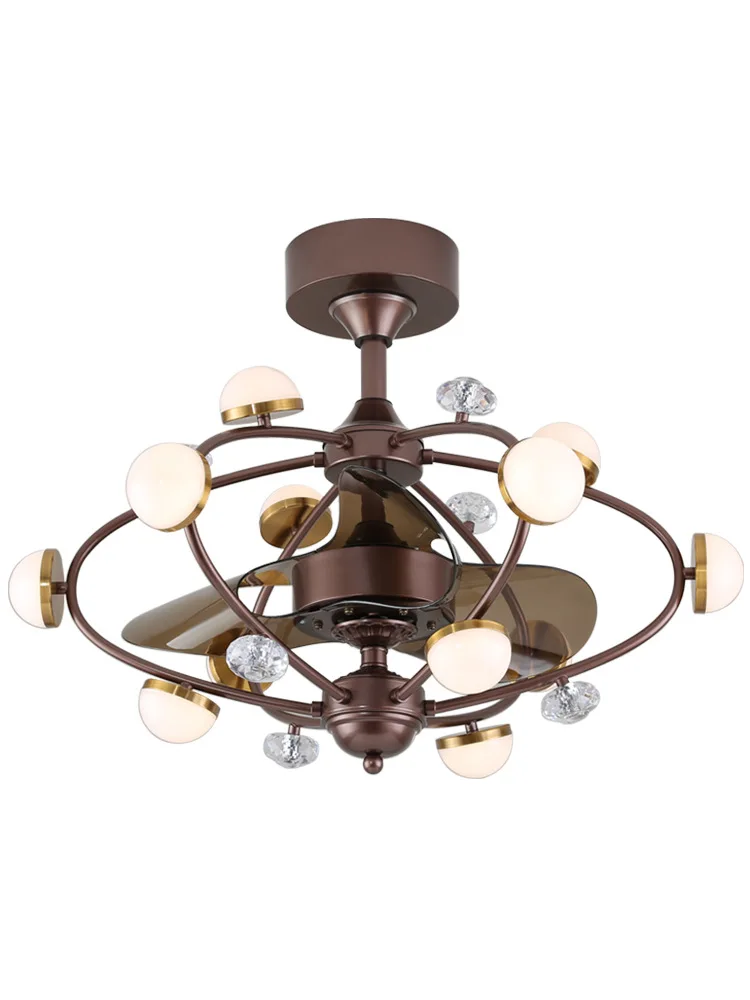 Invisible Fan Light Ceiling Fan Light Dining Room Living Room Bedroom Nordic Modern Simple Frequency Conversion Silent Fan Chand