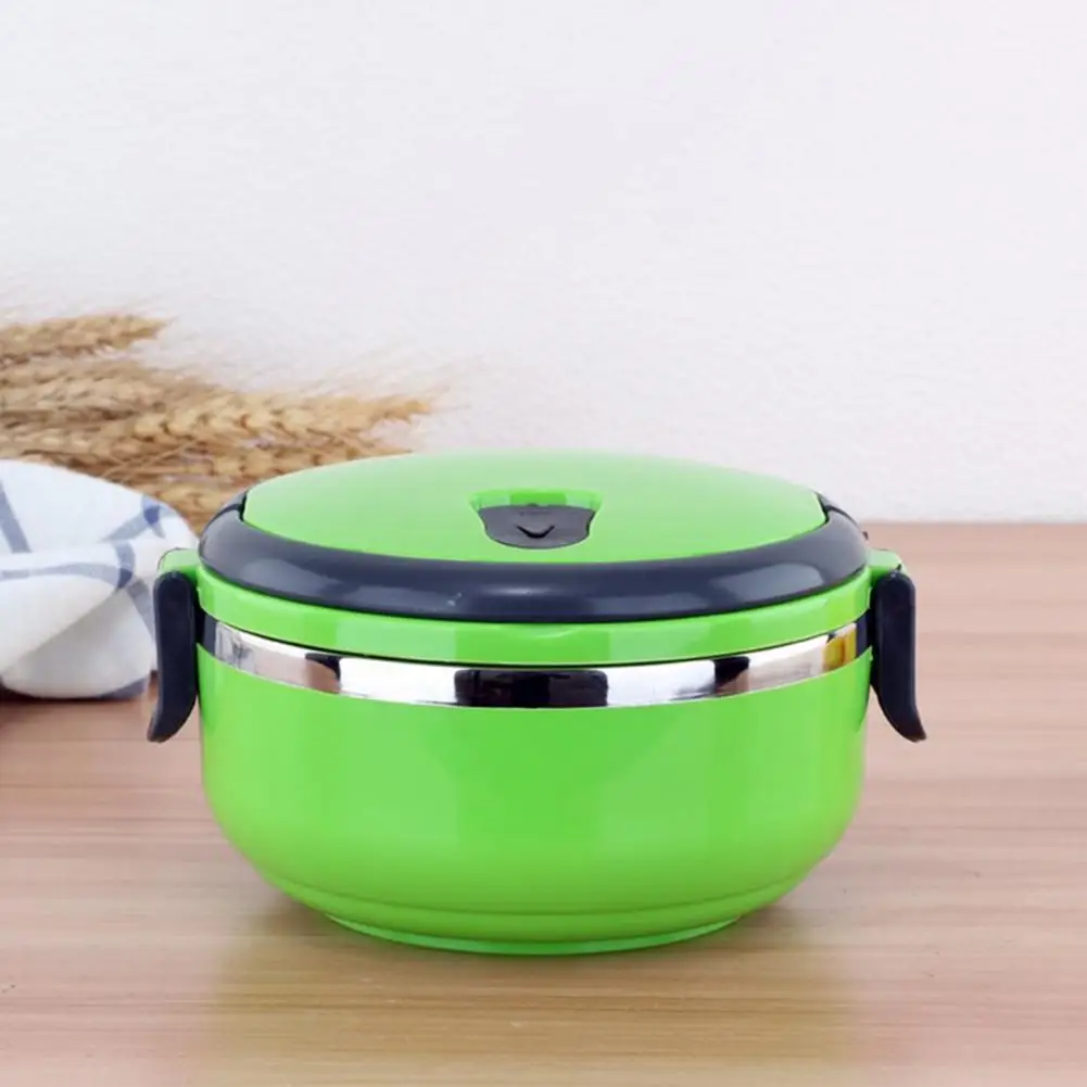Healthy Meal Prep Box Stackable Insulated Lunch Box with Handle Stainless Steel Leak-proof Food Container Multi-layer for Work