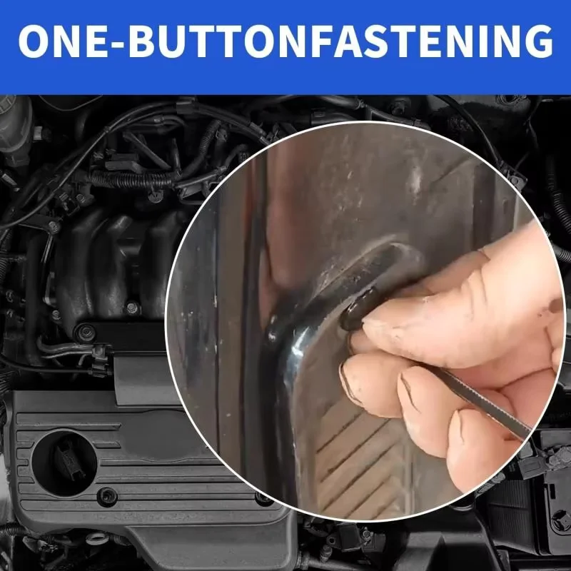 Cable Tie Buckle Fixed Through The Core Nail Cable Tie Buckle Mudguard Fender Inner Lining Trunk Buckle