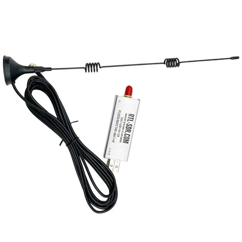 New Design~ V3 Blog Software-Defined Radio Featuring R820T2 Tuner, 1PPM TCXO, For Ham Radio Scanning With Small Suction Cup