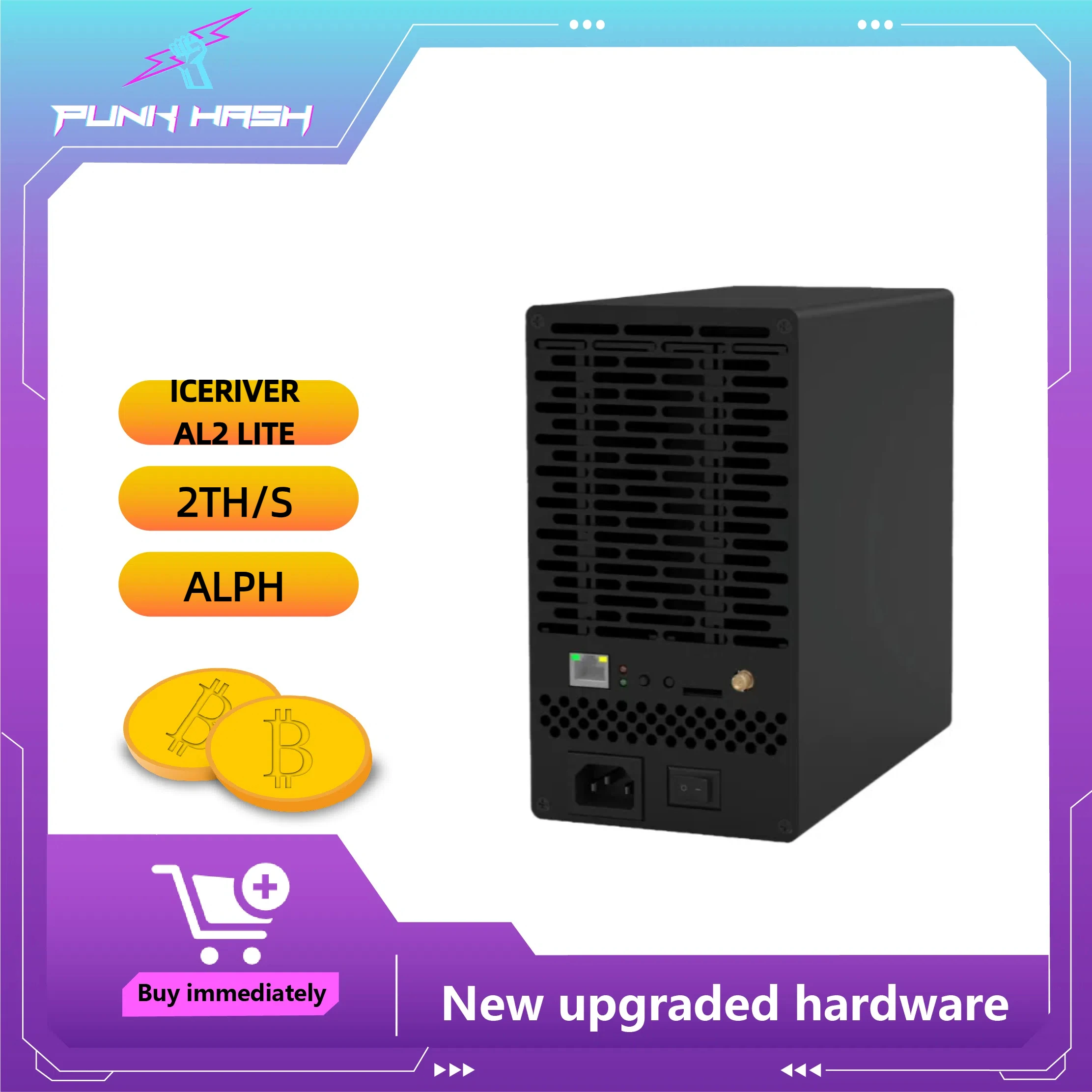 ALPH Miner ICERIVER AL2 Lite 2TH/S ALPH Miner ALPH Crypto Mining Machine iceriver KS2 Lite