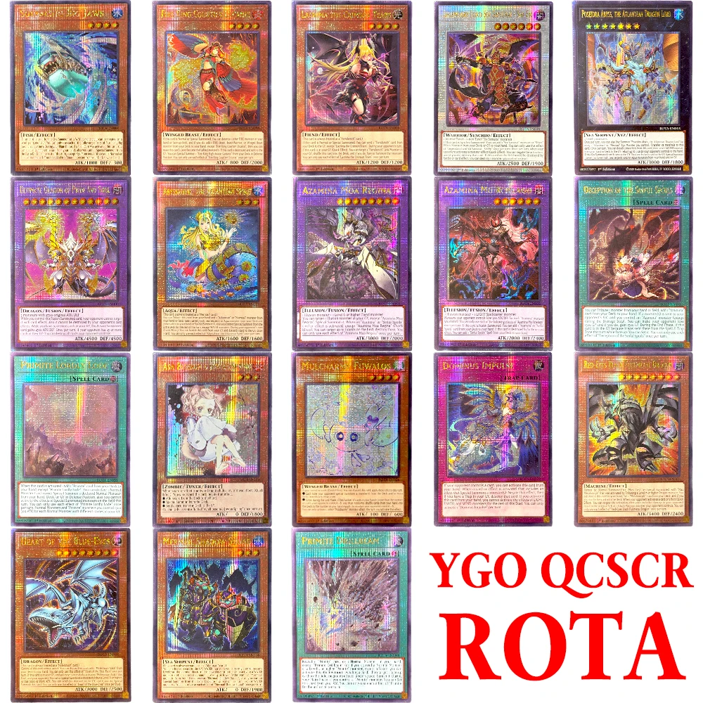 يو غي أوه! مجموعة بطاقات Rage Of The Abyss-QCSCR YGO TCG Dominus Impulse Deception of the Sinful Spoils Mulcharmy Fuwalos