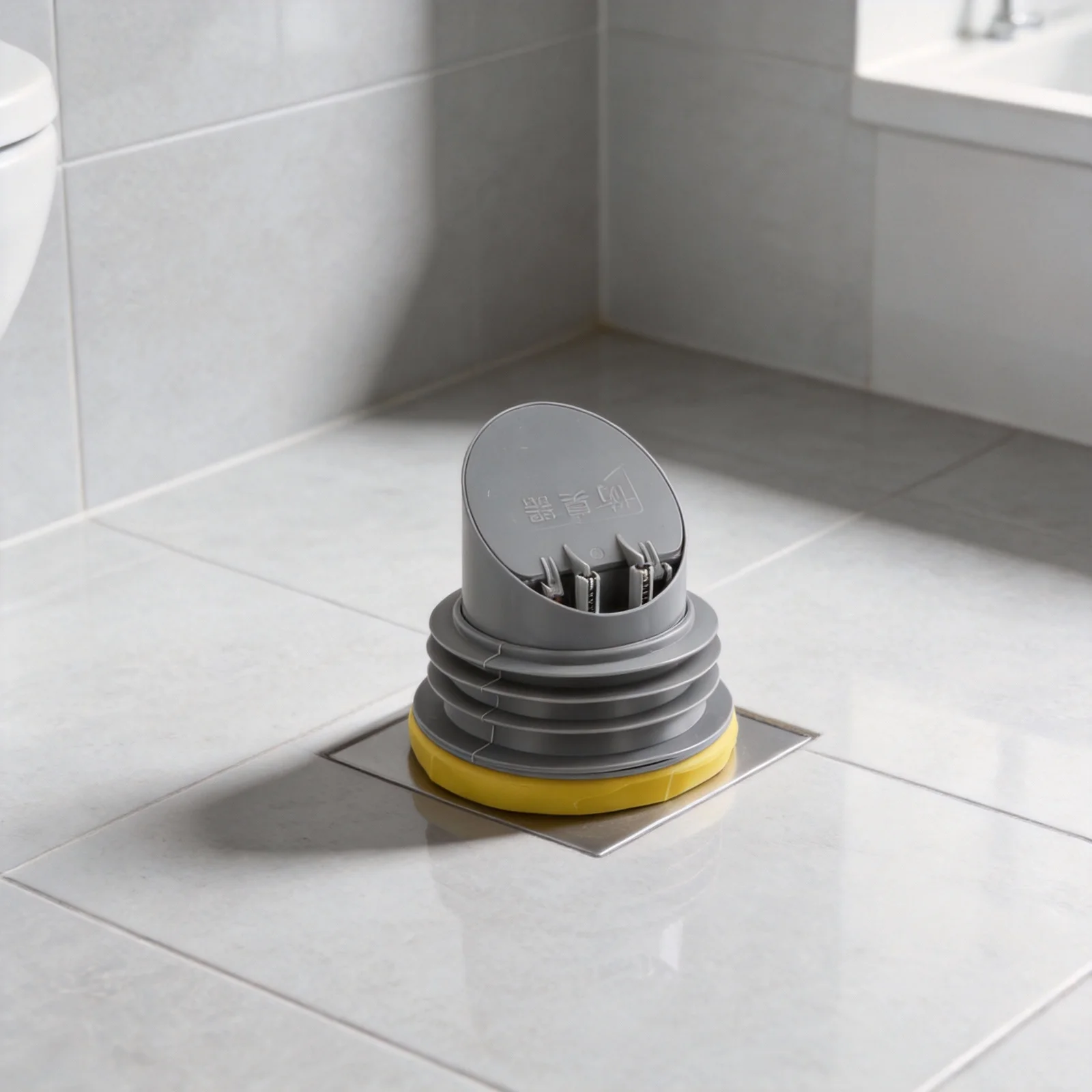 Bathroom Drain Base Accessories 12.5*12.5cm Triple Seals Alkali Sewage Erosion Easy To Install Good Sealing Effect