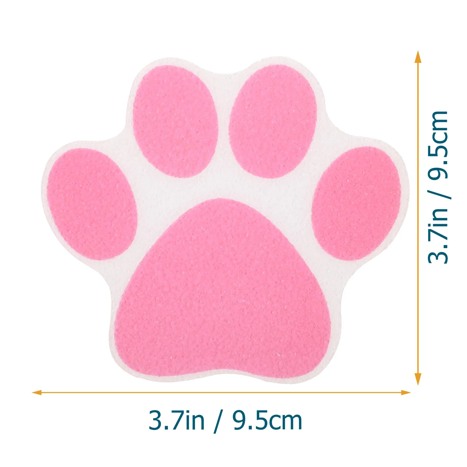10pcs Bathtub Rug Cute Cat And Dog Paws Kitchen Bathroom Floor Anti-Slip Decorative Stickers Bathtub Stickers