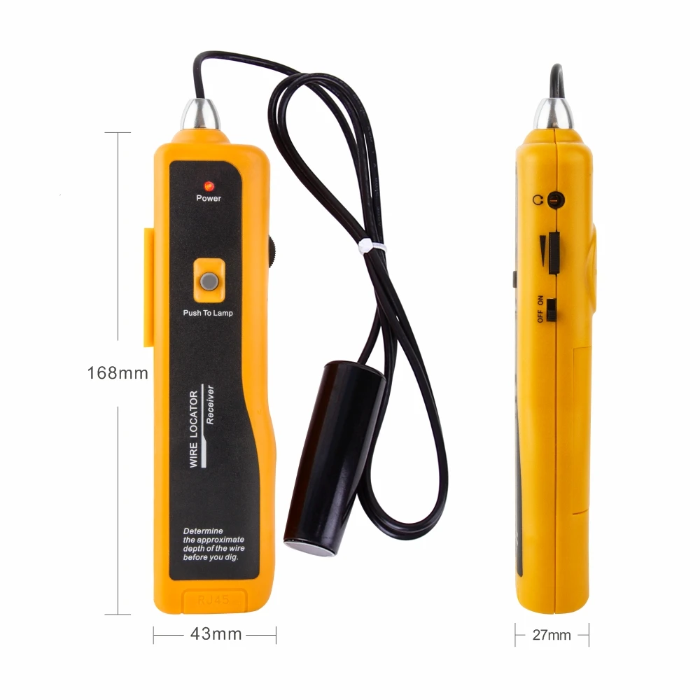 500m Range Cable Tracer Electric Metal Wire Fault Locator Continuity Detector