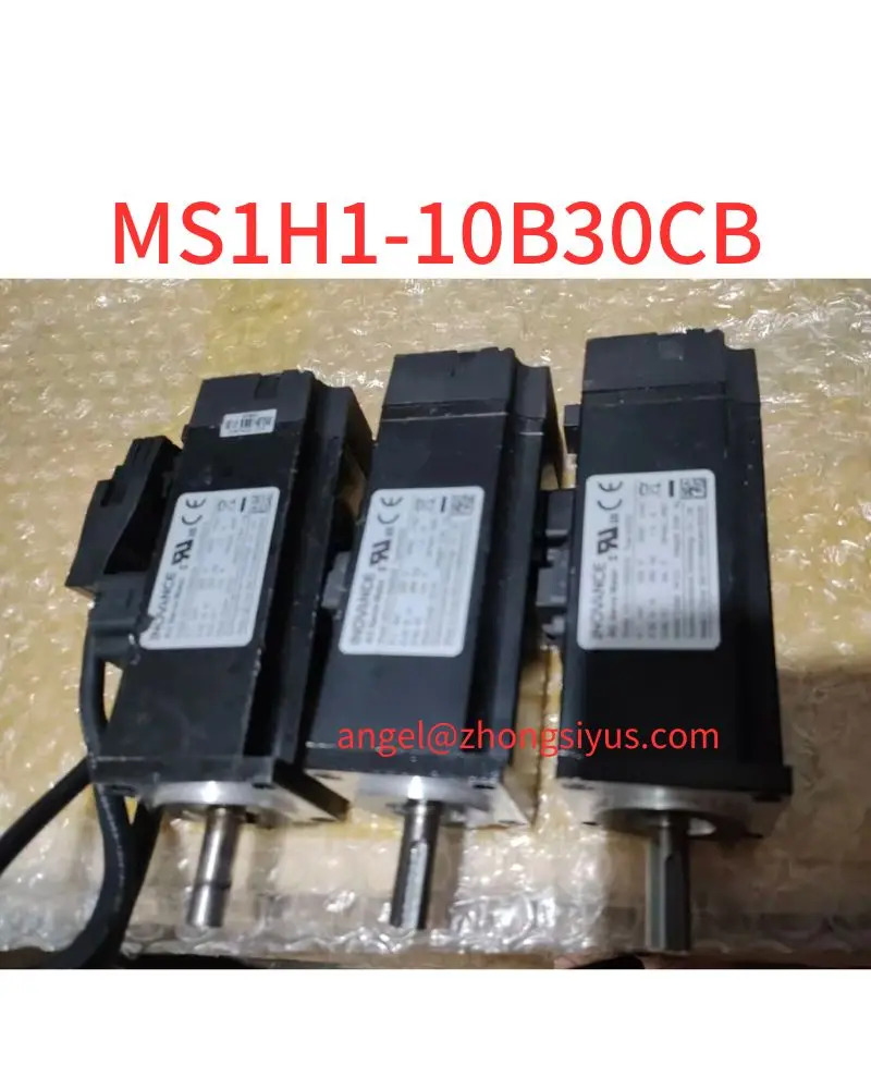 Used servo 100W with brake motor, MS1H1-10B30CB