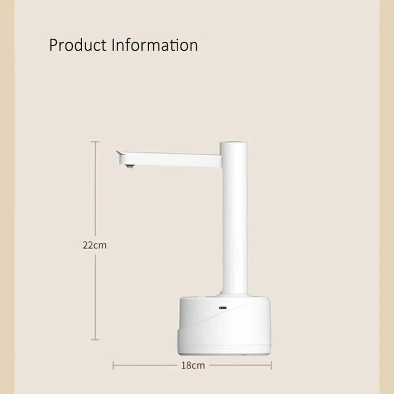 Distributeur automatique d'eau aste électrique, pompe à bouteille d'eau potable, bureau pliable