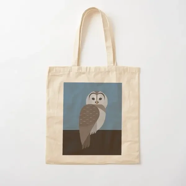 

Хлопковая холщовая сумка Barred Owl с принтом, повседневная женская сумка-шопер, дизайнерская ткань, складная сумка-тоут унисекс, женская мода