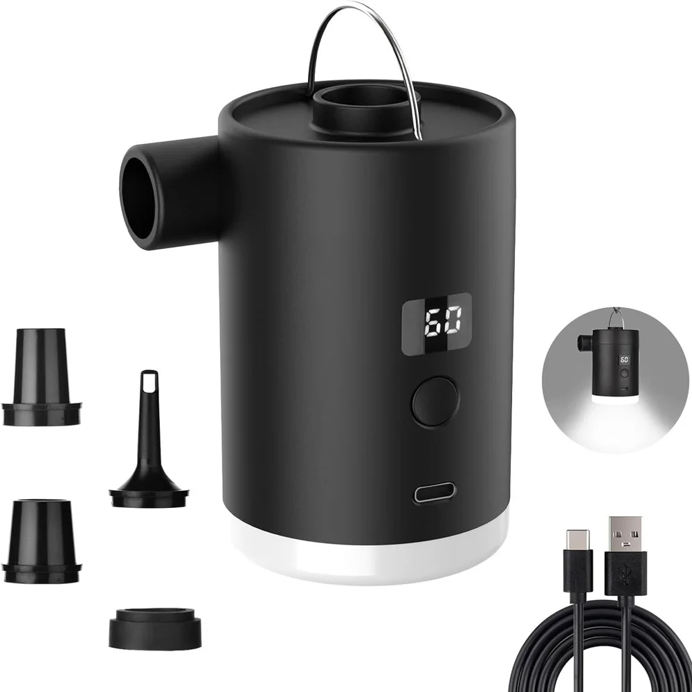 

Outdoor portable camping air pump charging and pumping dual-purpose air mattress air pump swimming ring electric inflator
