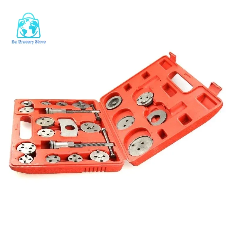 22pcs Universal Disc Brake Caliper Piston Wind Back Pad Compressor Tool Adjustment Kit Set Car Accessories Piston To