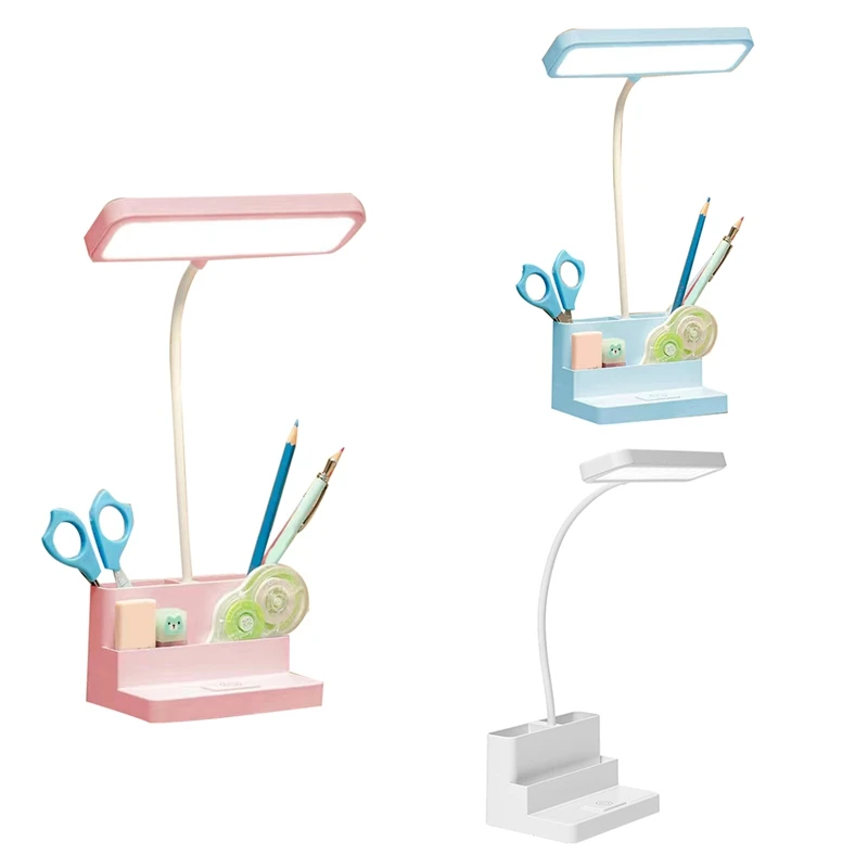 

Светодиодная настольная лампа для быстрого хранения, защита глаз, плавное затемнение, настольная лампа, лампа для учебы, студентов, офиса