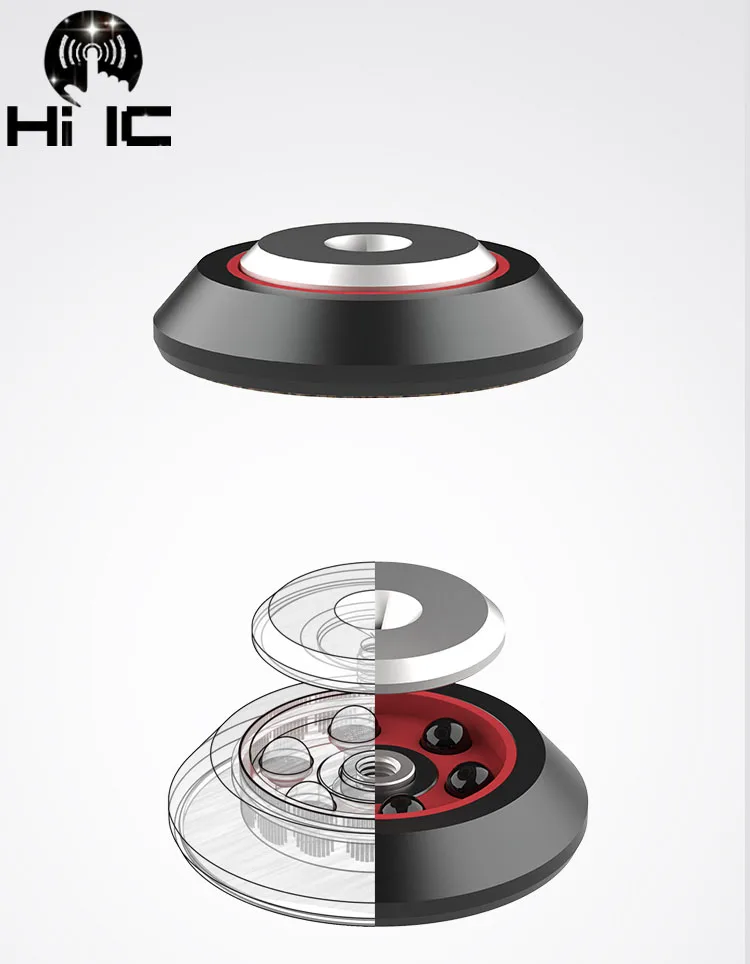 HIFI Audio Speaker Amplifier Preamp DAC CD Player Ceramic Shock Bead  Foot Feet Pad Spike Isolation Stand X- PAD PRO