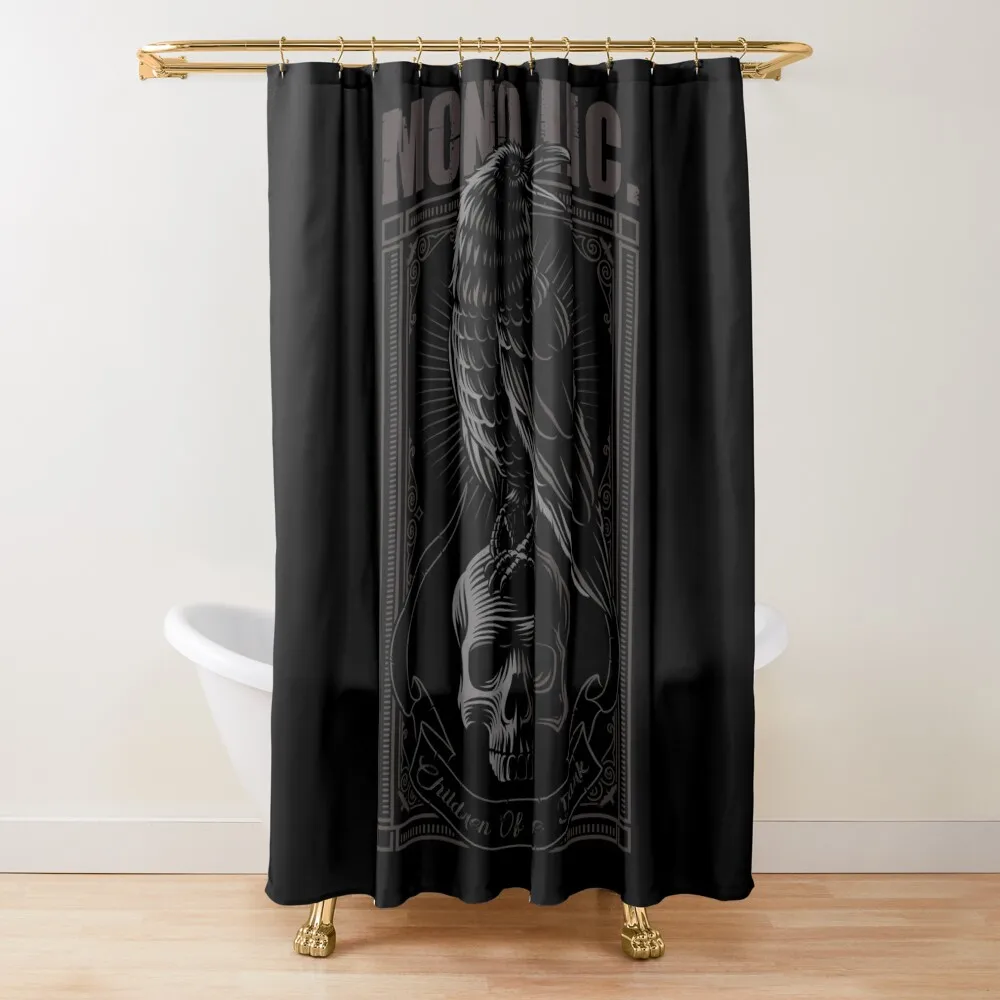 

MONO INC. Children of the Dark Est 2003 Shower Curtain Modern Accessory Bathrooms Set For Bathroom Bathroom Fabric Curtain