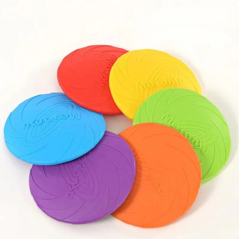 Игрушка-фрисби для собак, рези – обзор и цена Flying Disc Dog Training Toy