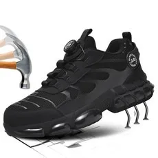 

Мужские защитные рабочие ботинки со стальным носком, неразрушимые, с защитой от проколов, защитная обувь для мужчин