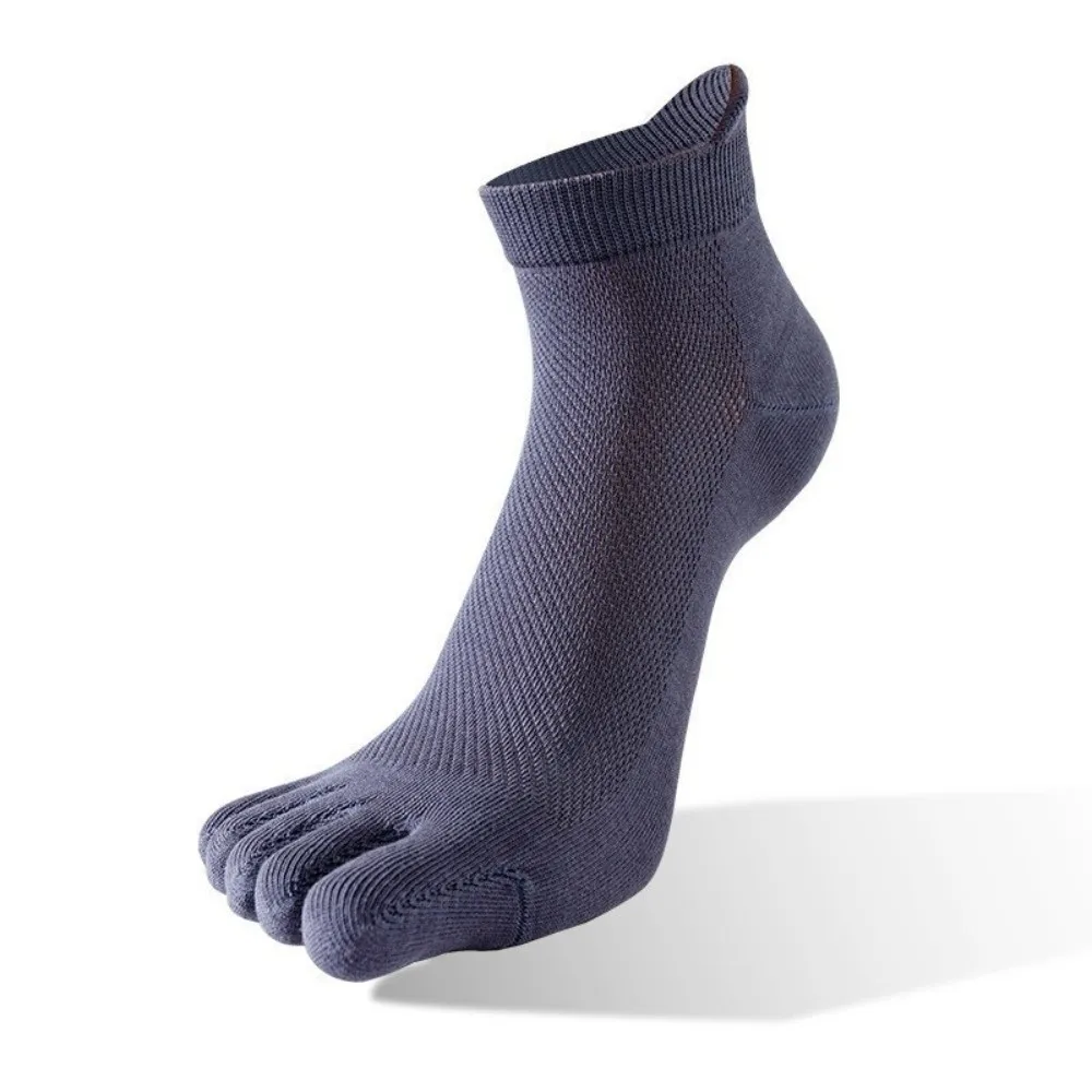 

Hosiery Men's Five Finger Socks Mesh Low Cut Anti-slip Five Toe Socks Odor Resistant Separate Fingers Sports Socks Hiking