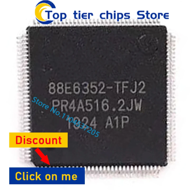 1PCS  New Original 88E6352-A1-TFJ2I000 88E6352-A1 88E6352-TFJ2 TQFP128