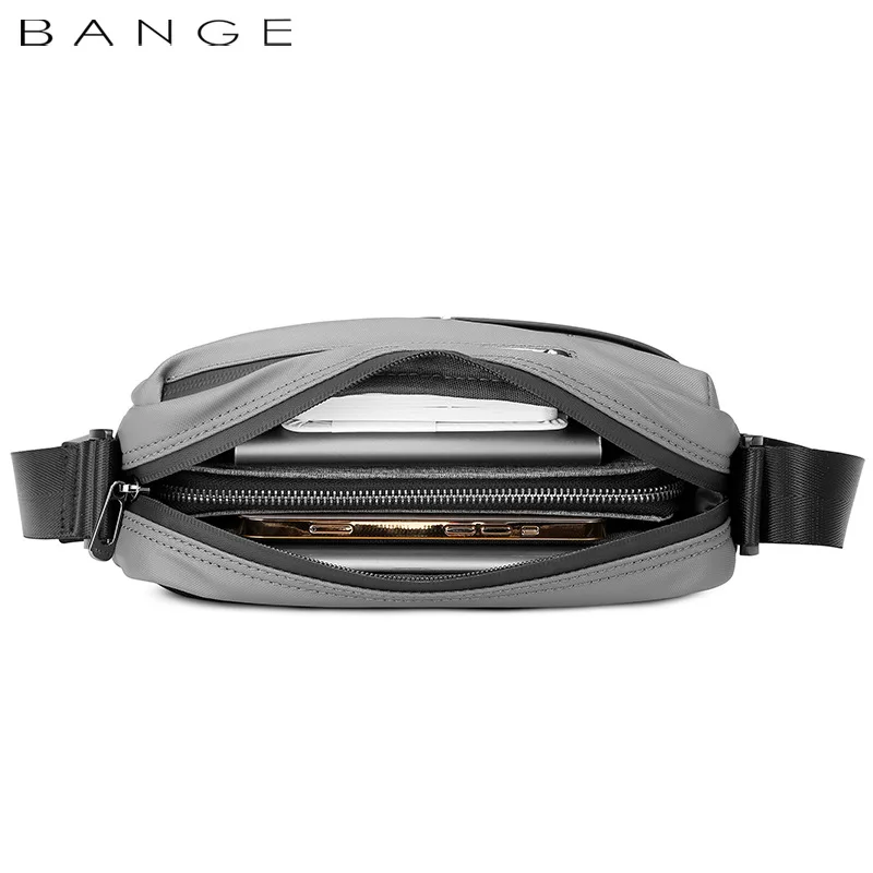 Bange Messenger Bag เวอร์ชั่นเกาหลีกระเป๋าถือแนวนอน Multi-function Casual กระเป๋าสะพายข้าง Tooling Tide Brand กระเป๋าใบเล็ก