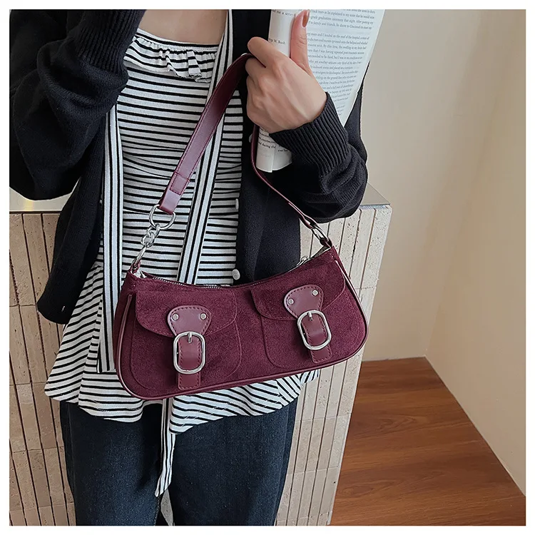 

2025 Autumn Trendy Underarm Bag, Unique Shoulder Purse for Women, Fashion Crossbody Tote, Minimalist Day-to-Night Bag, Textured