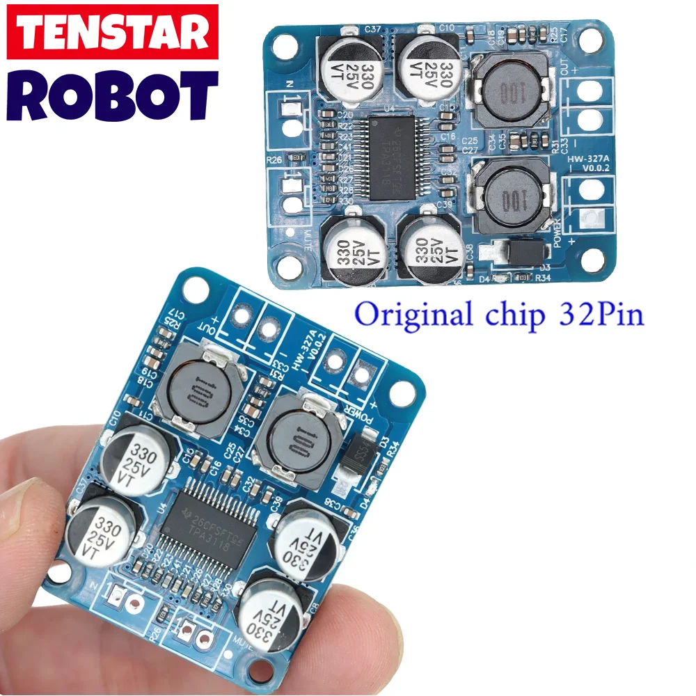 32Pin Chip Original TPA3118 60W DC 12V-24V Mono Digital Audio Power Amplifier Board Amp Module