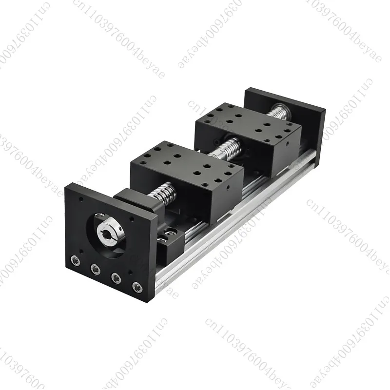 Double slider ball screw module manipulator manual opening and closing to manual folio straight line
