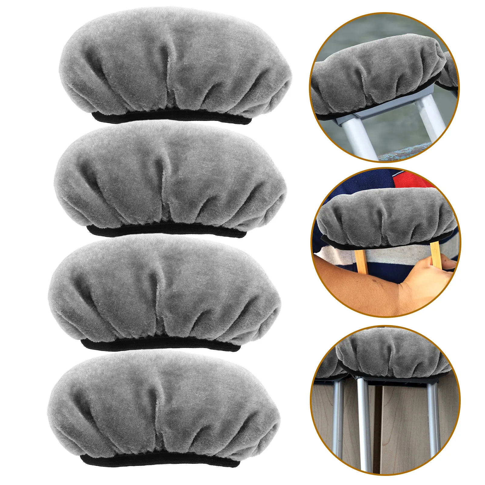 

1Set Underarm Crutch Cushion Pads Crutches Handle Cover Supple Nonslip Texture Longlasting Performance Safe Stable Convenient