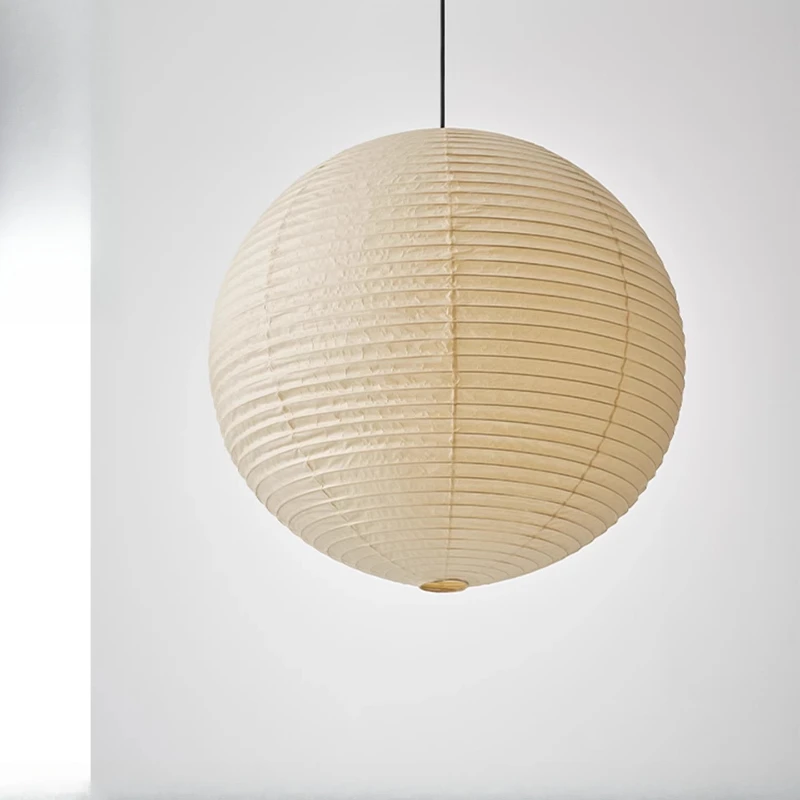 

Retro style dining room chandelier 55A Nissan cotton paper medieval bedroom living room homestay paper lamp