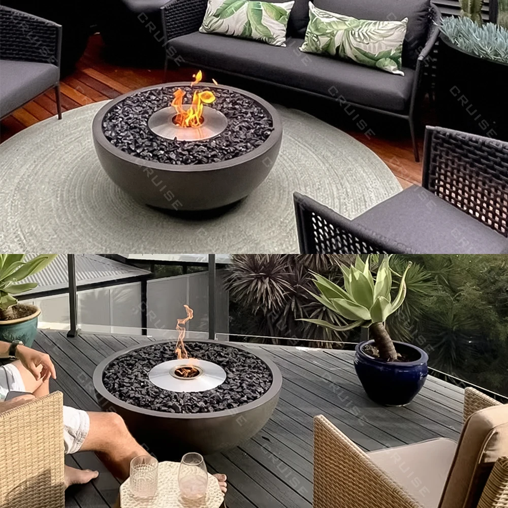 CRUISE BBQ Wood/Gas/Atomization/Electronic/Alcohol Stove Custom Fire Resistance 900mm Modern Freestanding Outdoor Cooking