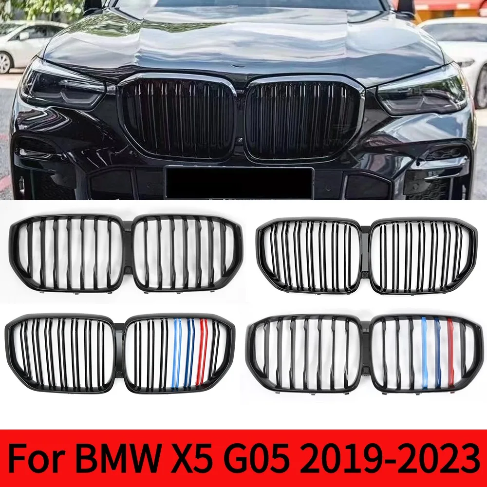 

for BMW X5 Series G05 2019-2023Replacement Front Radiator Grille Hood ABS Racing Grill slat Gloss Black Front Grill Car Styling