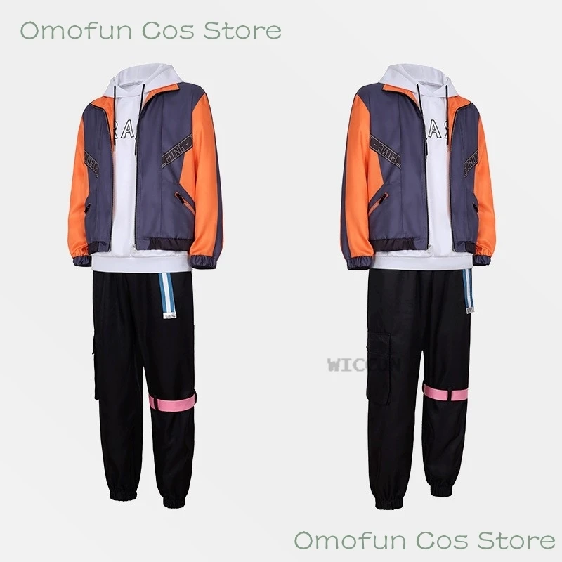 Shinonome Akito Costume Cosplay Parrucca Progetto Sekai Colorato Stage Cosplay Pjsk VBS Uniforme Halloween Party Mens Nuovo Stile Vestito