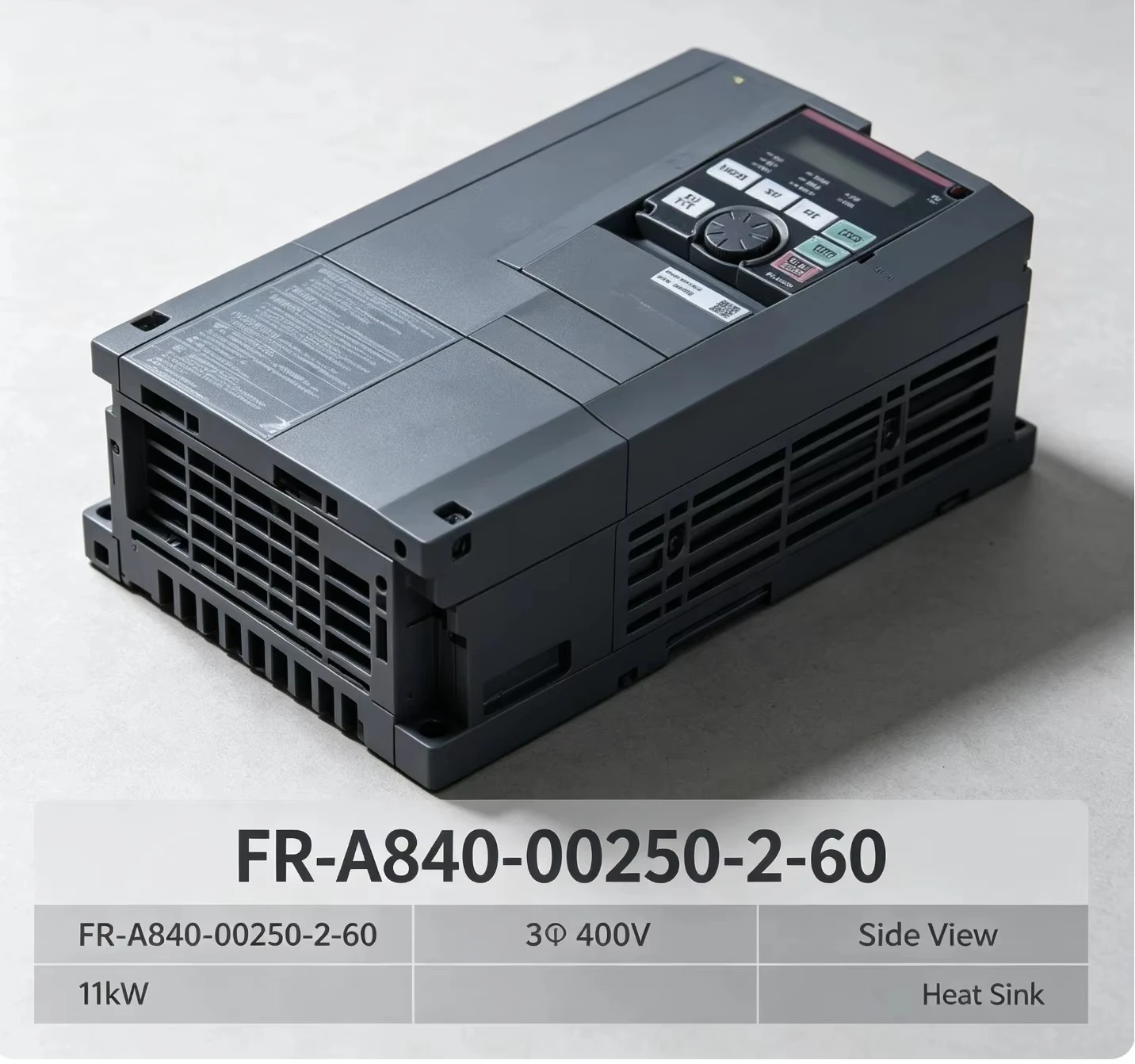 FR-A840-00250-2-60 AC Drive 17A 380V 3PH VFD 590Hz Vector Control STO Modbus RTU IP20 CE Motor
