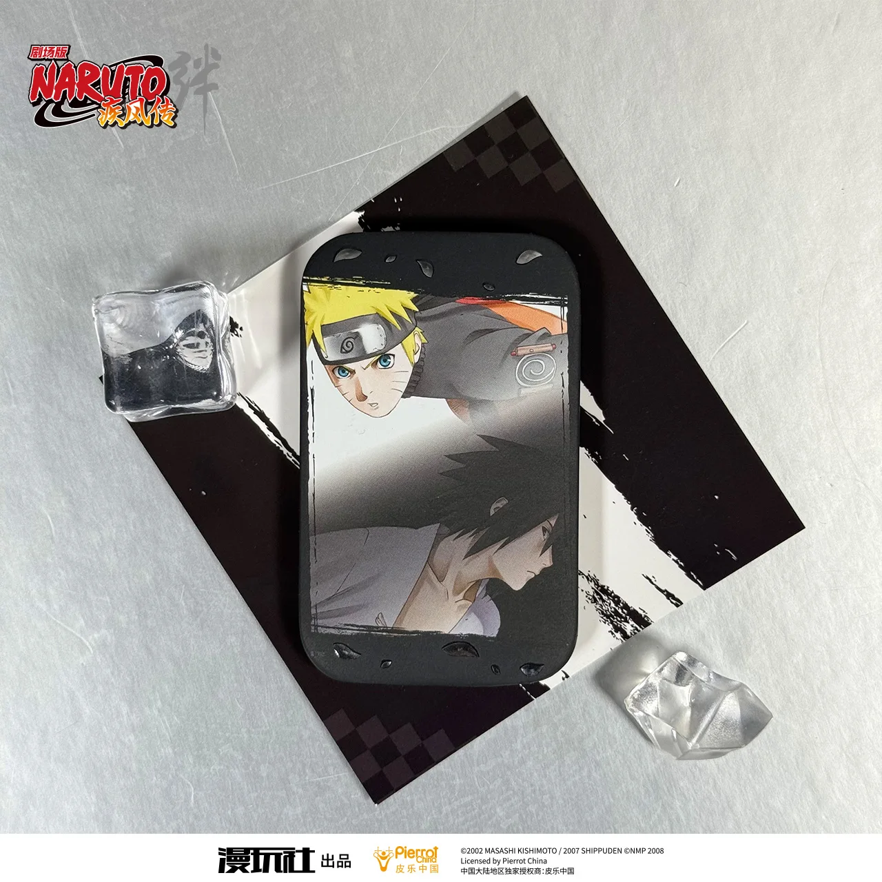 

Театральная версия НАРУТО 5 Genkjio Ban Naruto: Shippuden Kizuna Sasuke, китайский прямоугольный значок официальной авторизации