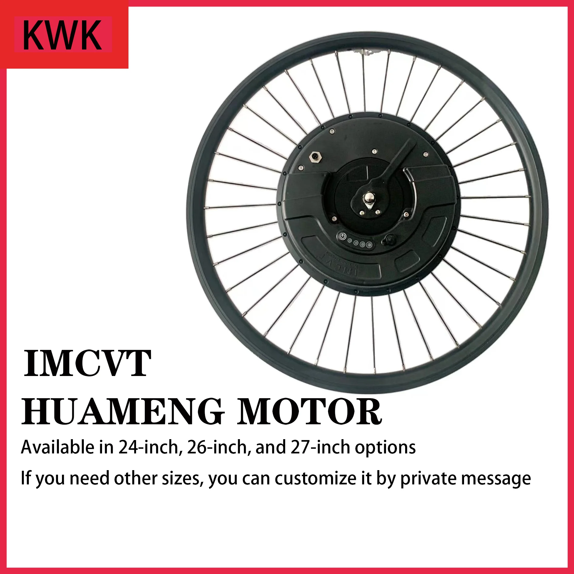 

Двигатель для горного велосипеда HM IMCVT 24-30 '', электрический мотор в сборе для велосипеда, вставляется в электрический велосипед