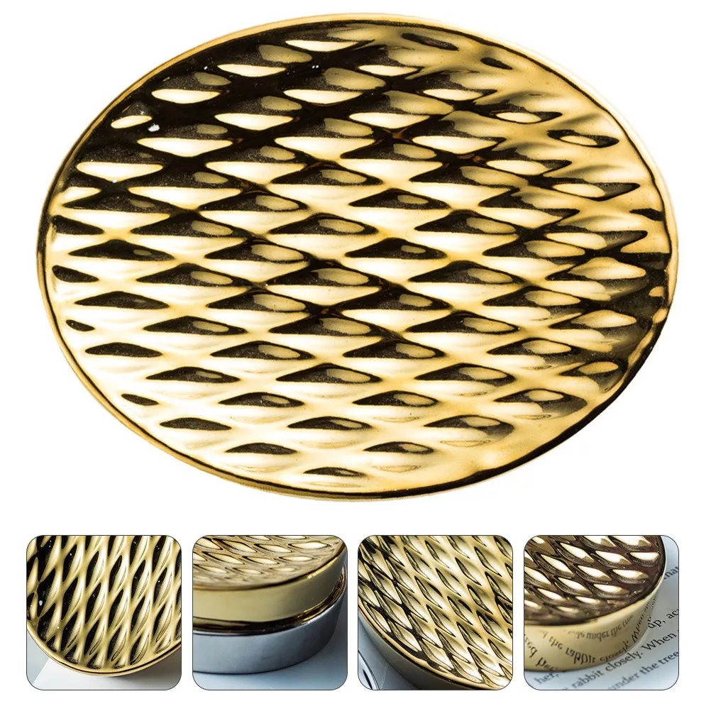 

1Pcs High-Quality Soap Holder Reusable Ceramic Soap Dish with Drainage Holes Keeps Counter for Bathroom Kitchen Use