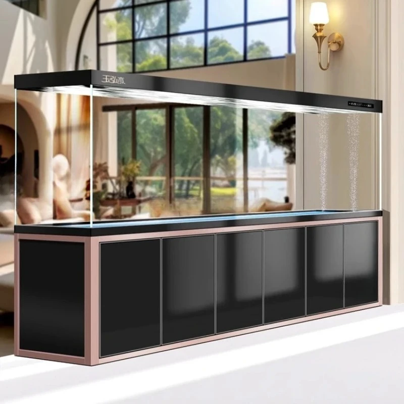 

Беструбный нижний фильтр для аквариума, ультрабелый стеклянный экологический аквариум, пол в гостиной, средняя и большая перегородка