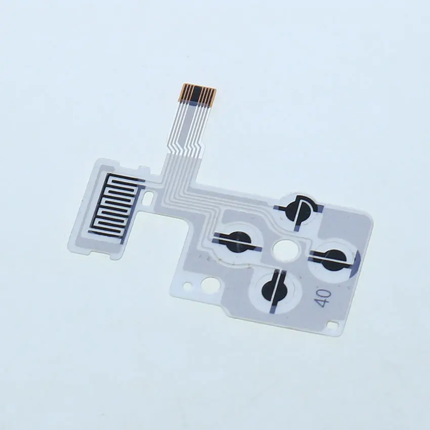 Cltgxdd เปลี่ยนทิศทางปุ่มข้ามซ้ายและขวาปริมาณคีย์บอร์ดสำหรับ PSP 1000 / PSP 1004 1001 1008 Conductive fil