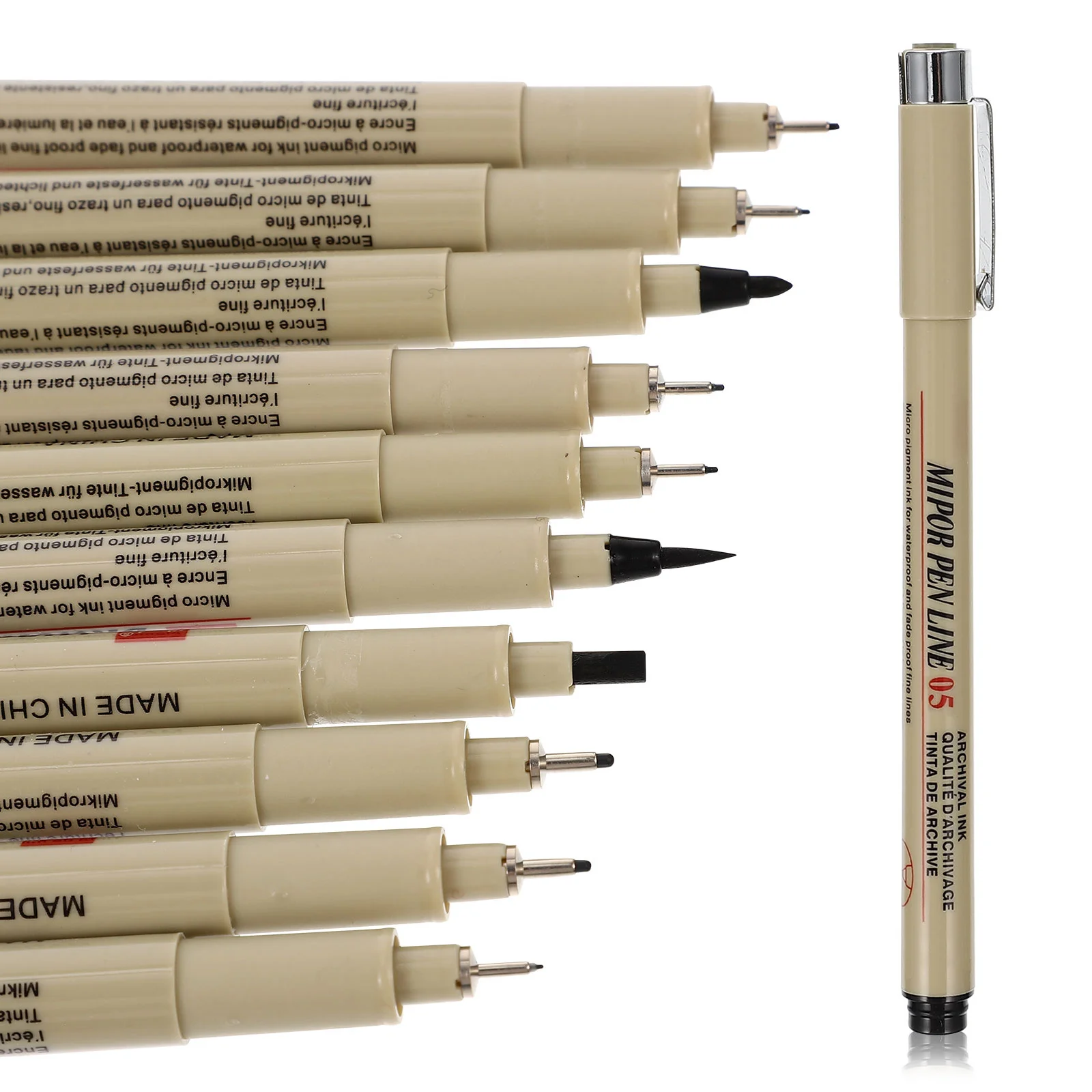

10pcs Portable Paint Multi-Function Art Drawing Pens Household Liner Pens Quick Drying Acrylic Marker For Sketching Drafting