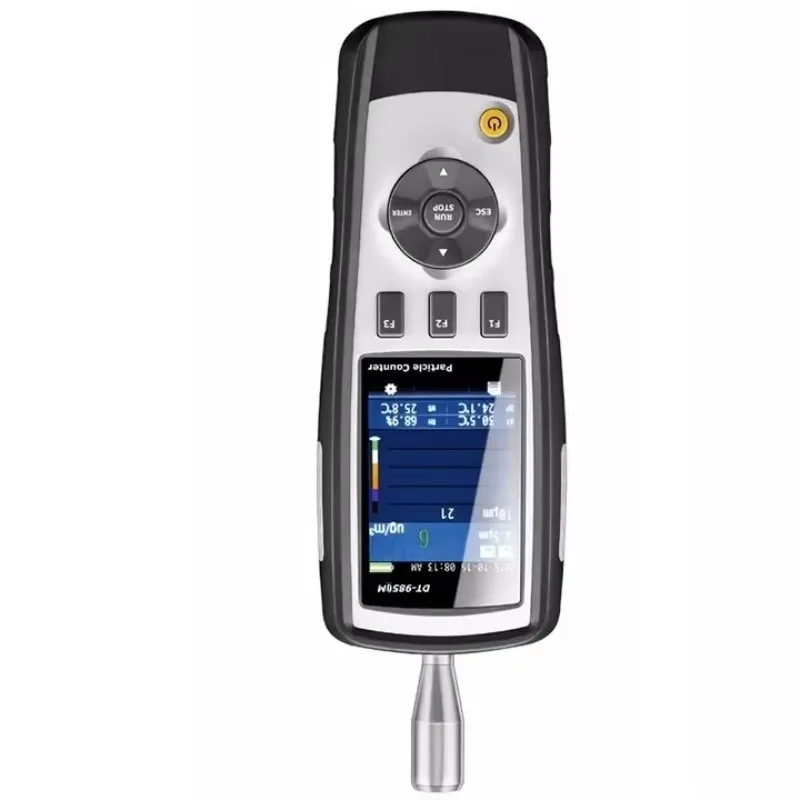 DT-9850M Aire portátil profesional PM0.3, PM2.5, PM10um Contador de partículas Precio para faro de sala limpia