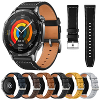Leather Strap for Huawei Watch GT 5 Pro 46mm WATCH 4 Pro GT 4 3 2 Band HONOR Magic Watch 4 Pro GS Smart Watch Replace Wristbands