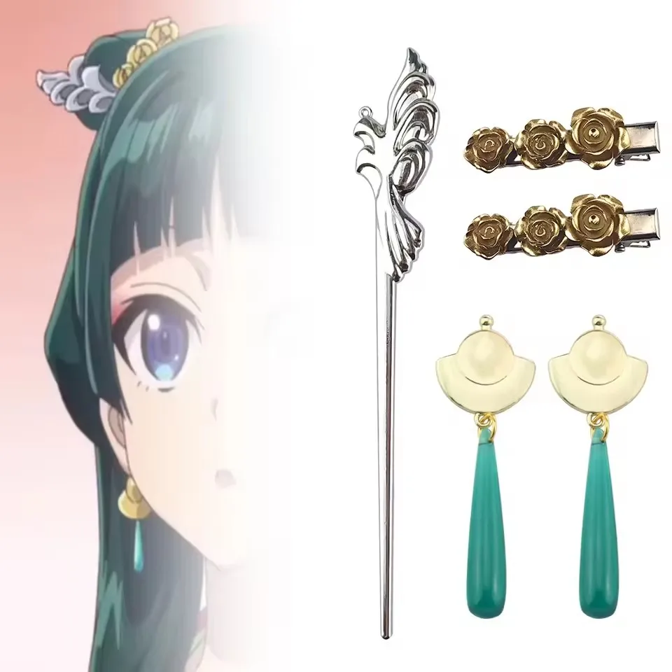 Apotheker Tagebücher Legierung Haarnadeln Anime Cosplay Stilvolle Haar Zubehör Requisiten Kopfbedeckungen Frauen Mädchen Halloween Rollenspiel Haarnadel – Detail 7