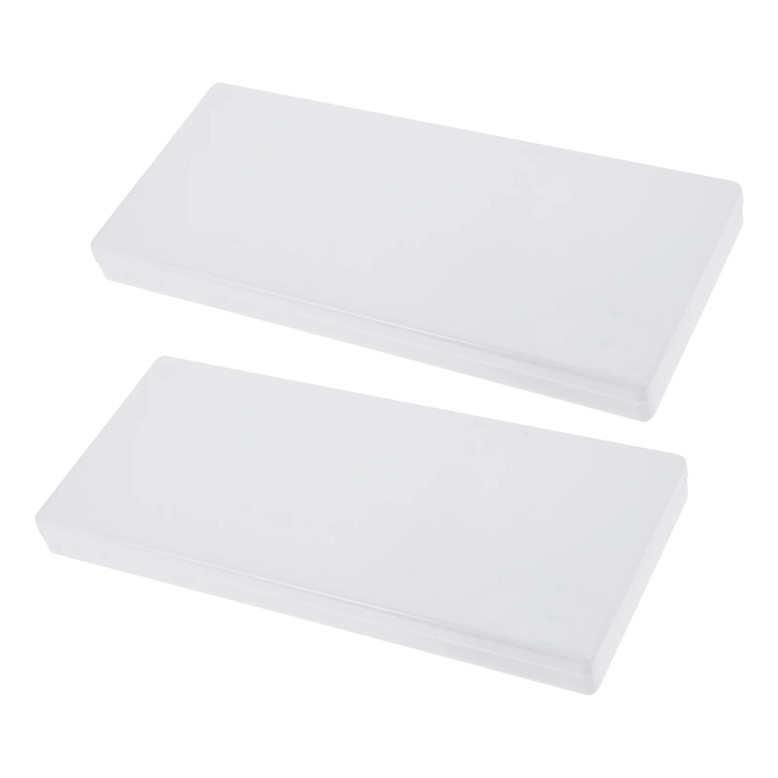 

2 Pcs Color Box Watercolor Paint Mixing Palette Pigment Painting Trays Plastic Easy to Clean