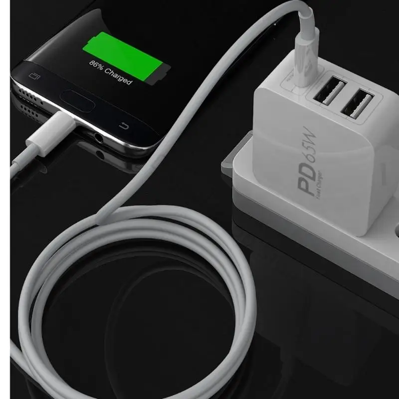 96BA USB C Charging and Data Cable with Power Delivery, E-Marker 100W Cord for Everyday Office Travel and Daily Use