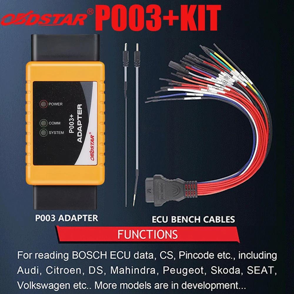 OBDSTAR P003+ KIT P003 Adapter for Reading ECU CS PIN working with OBDSTAT DC706 Series X300 DP/ X300 DP PLUS/ DC706/ X300 PRO4