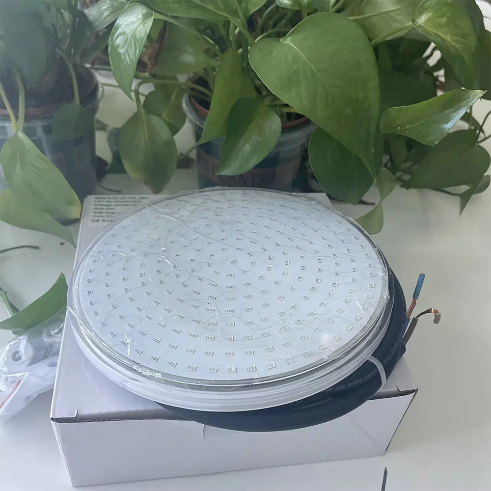 IP68 Waterproof LED Pool Light 18W 25W 35W 42W Resin Filled RGB Color Changing Spotlight PAR56 for Swimming Piscine